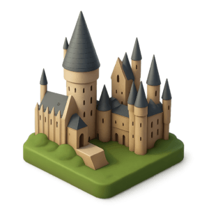 Hogwarts Castle in the Harry Potter HBO Series
