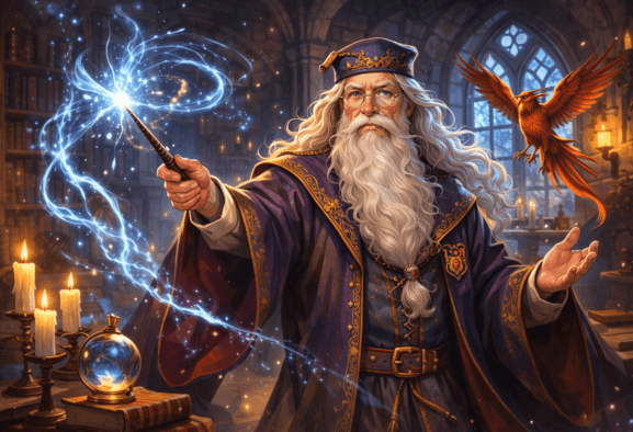 Spring Dumbledore Albus Dumbledore in the HBO Series - Wizarding Chronicles